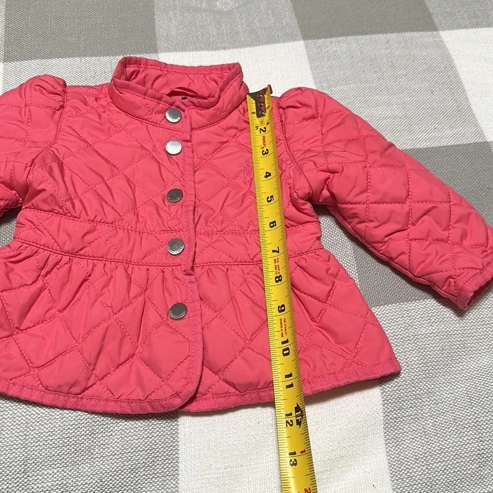 Ralph Lauren pink quilted jacket size 9 months
